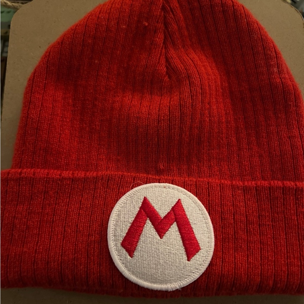 Super Mario Knit Hat